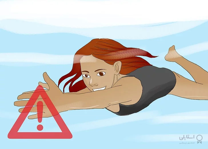 شنا در آب کلر دار