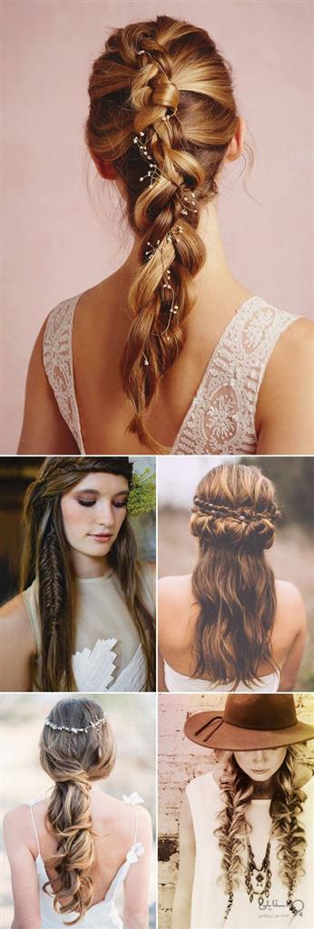 مدل شینیون عروس جدید-بافت باز