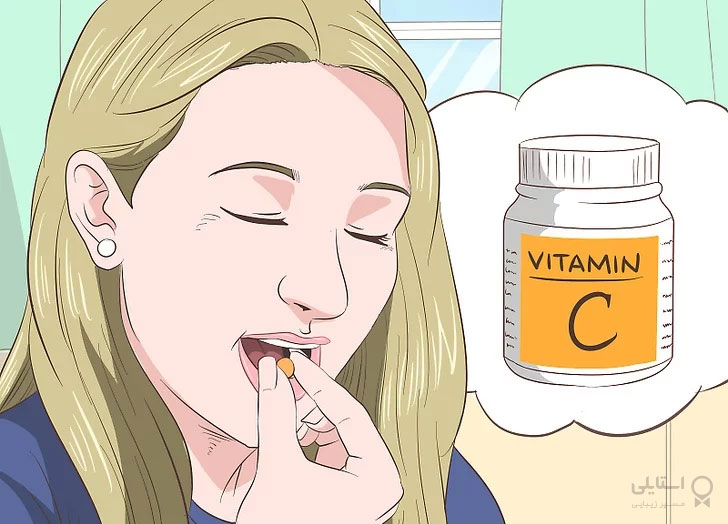 خوردن قرص ویتامین C