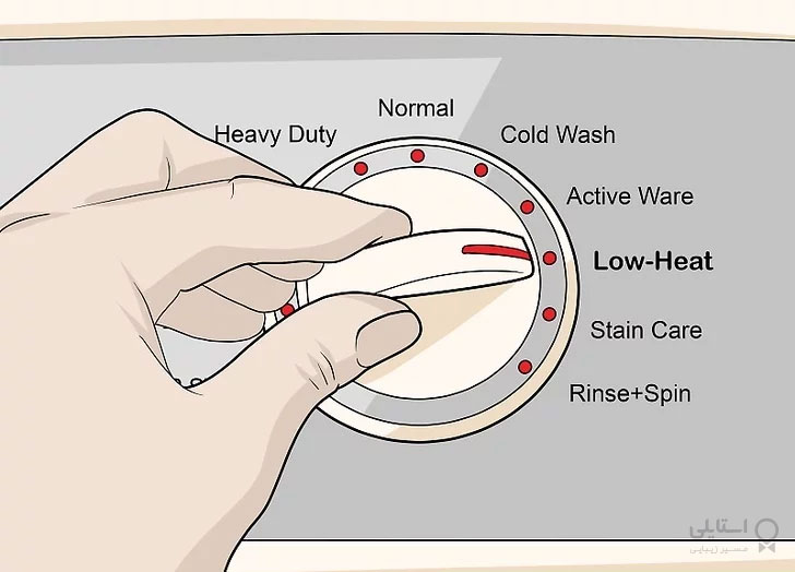 تنظیم درجه شستشوی ماشین لباسشویی