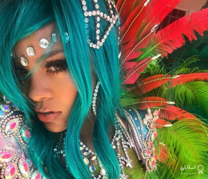 رنگ موی ریحانا (Rihanna)