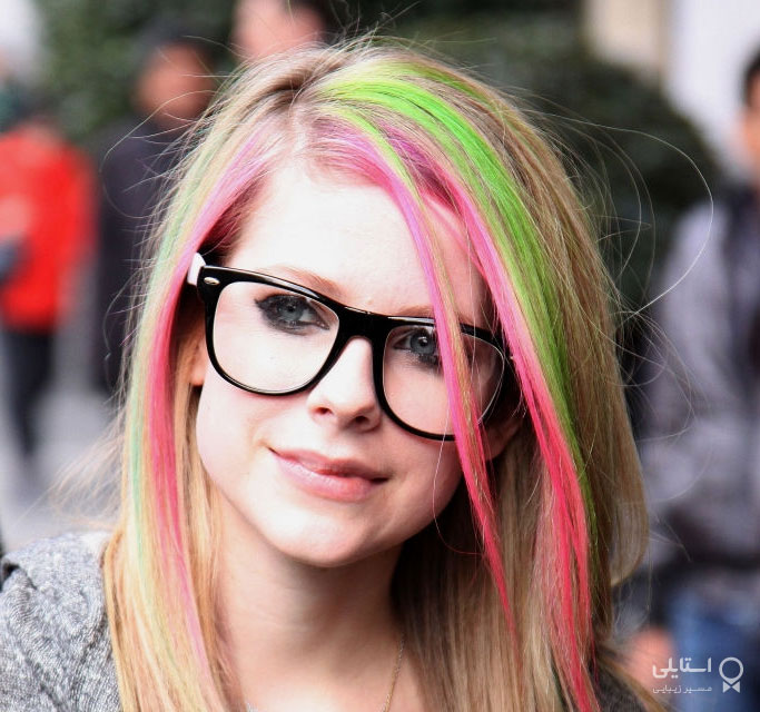 رنگ موی آوریل لوین (Avril Lavigne)