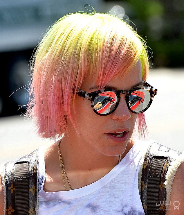 رنگ موی لی لی آلن (Lily Allen)