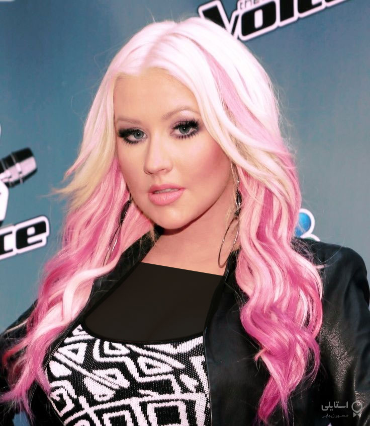 رنگ موی کریستینا آگیلرا (Christina Aguilera)