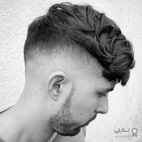 مدل آلمانی ضخیم در بالای سر + محو کردن زیاد در بغل‌ها