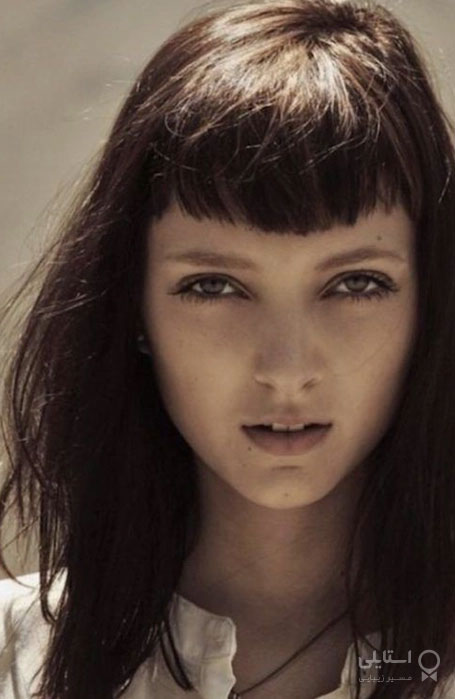 چتری کوتاه با موی متوسط