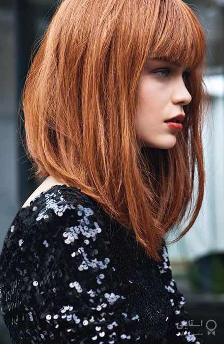 موی متوسط جلو بلند و پشت کوتاه