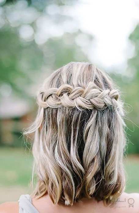 گیس آبشاری برای موی متوسط