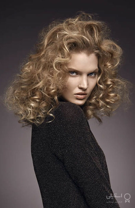 مدل موی متوسط و موج‌دار