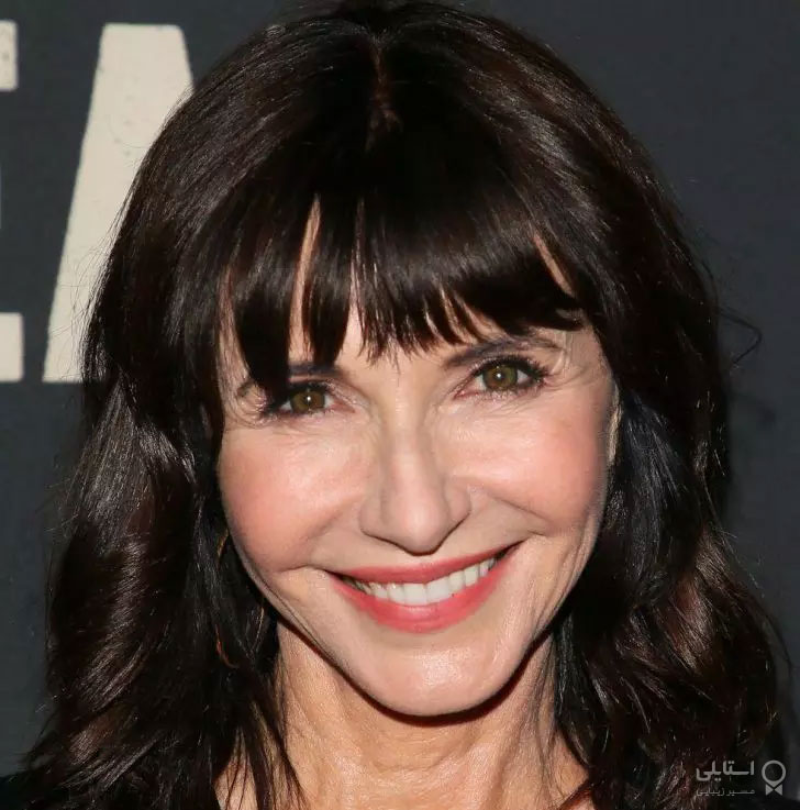 مدل موی موجدار با چتری خرد