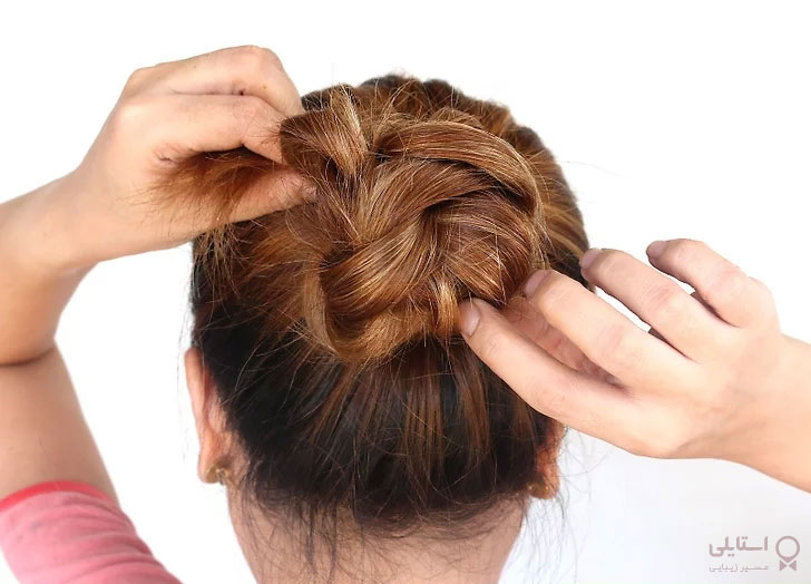 شینیون گل ۳بعدی