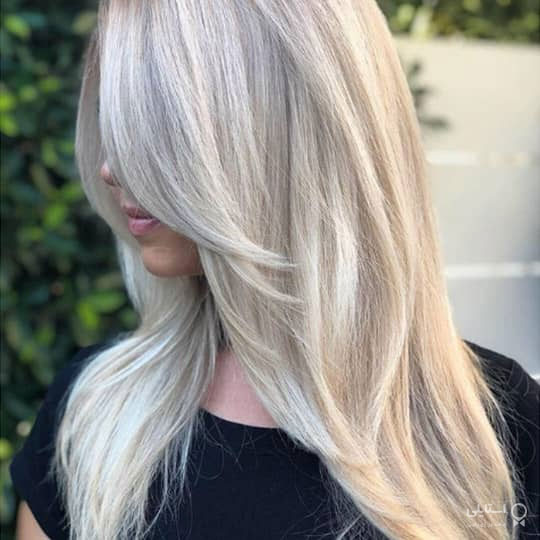 رنگ بلوند دودی هولوگرافیک