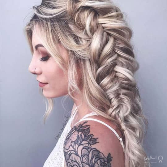 رنگ بلوند دودی کریستالی