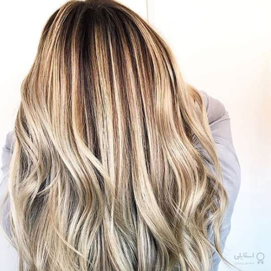 رنگ بلوند دودی تیره