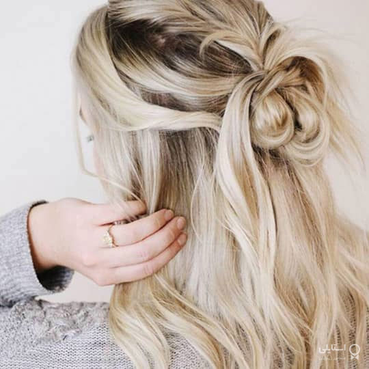 رنگ بلوند دودی شکلاتی