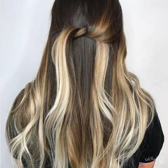 رنگ بلوند دودی عسلی