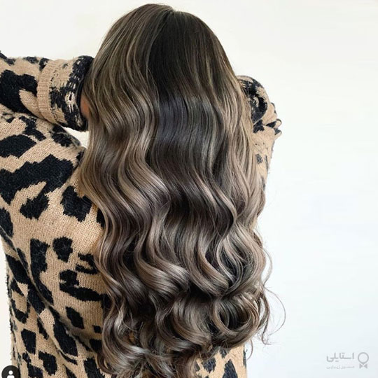 رنگ بلوند دودی کثیف