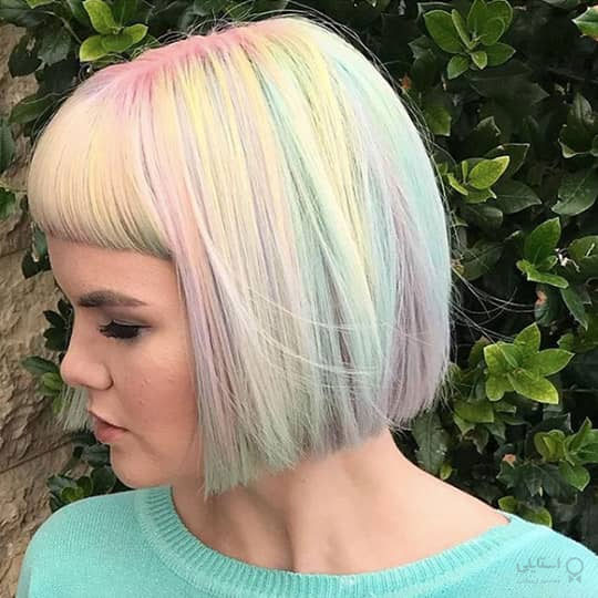 رنگ بلوند دودی کاراملی