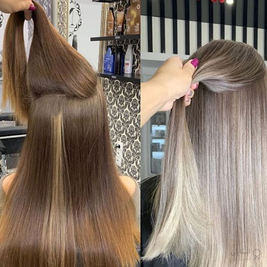 رنگ موی زغالی