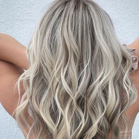 رنگ بلوند دودی مدل پیکسی