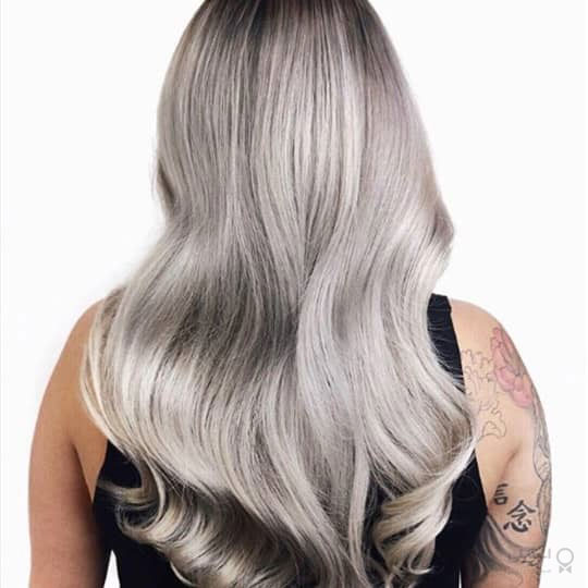 رنگ بلوند دودی روشن