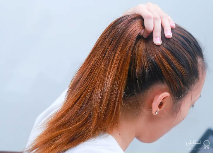 بستن مو با کش