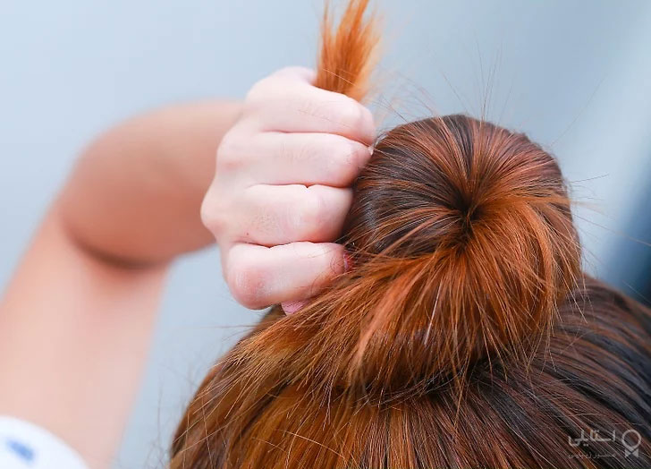 بستن مو با کش