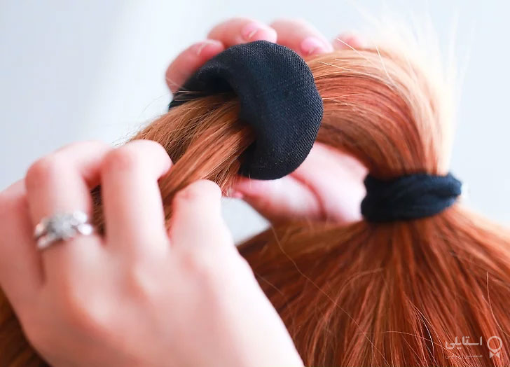 بستن مو به روش گوجه ای