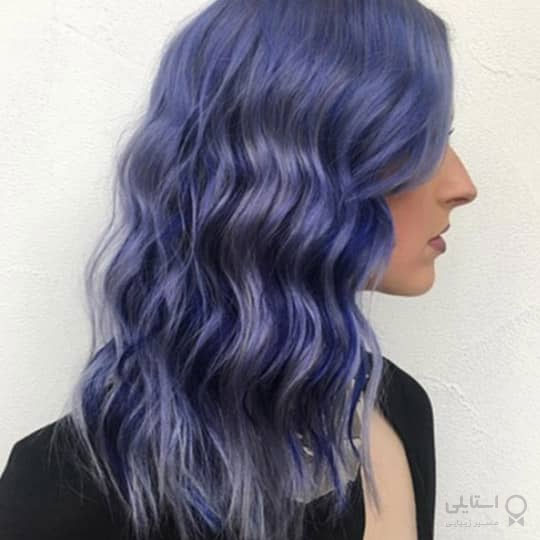 موی خاکستری ترند سال 2020 - نقره‌ای ارغوانی