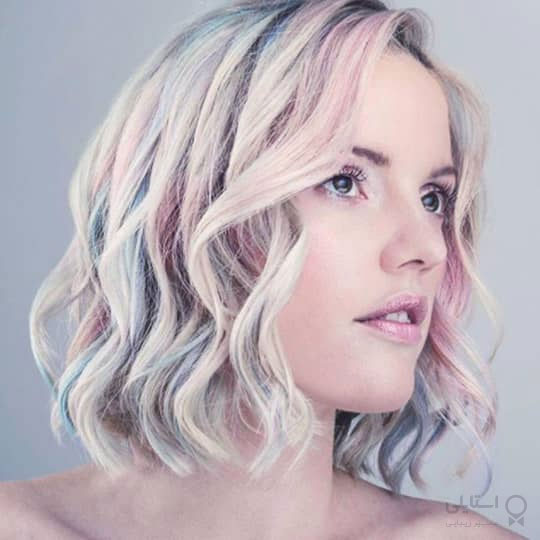 موی خاکستری ترند سال 2020 - موی خاکستری هولوگرافیک