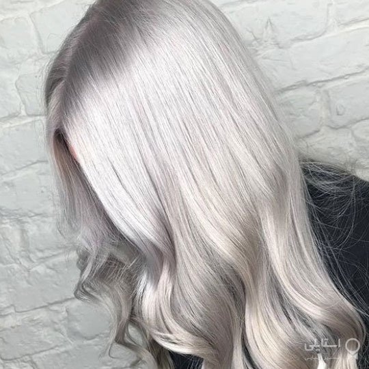 رنگ موی خاکستری سفید