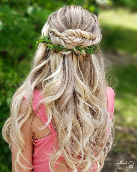 موی نیمه جمع و شینیون برای موهای نازک