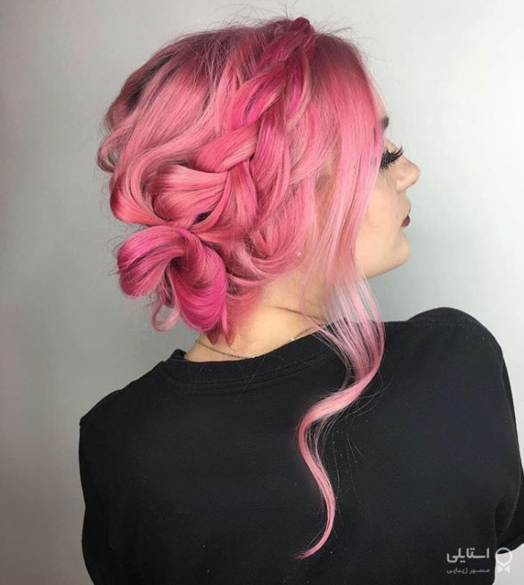 موی نیمه جمع و شینیون برای موهای نازک - موی جمع روستایی