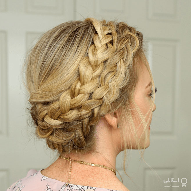 مدل موی شینیون با گیس - شینیون الهام گرفته شده از یال اسب