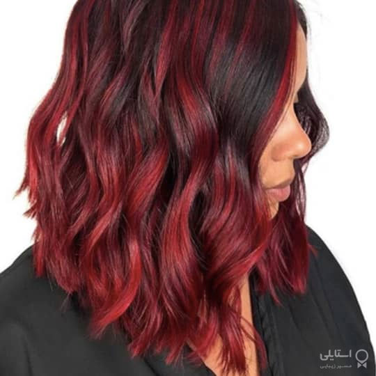 موهای قرمز معرکه - آلبالویی نوشابه‌ای