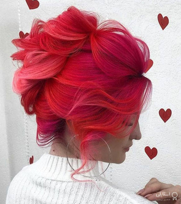 موهای قرمز معرکه - قرمز مرجانی