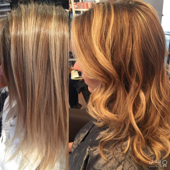 موهای قرمز معرکه - بلوند زردآلویی