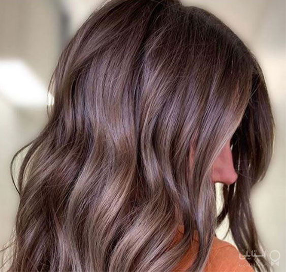 رنگ موی قهوهای خاکستری