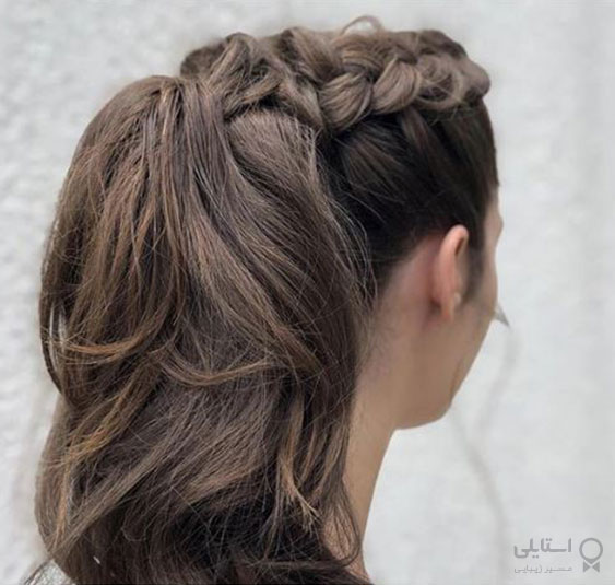 رنگ موی قهوه‌ای خاکستری روشن