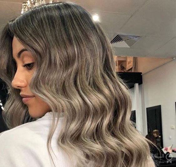 رنگ موی موکا خاکستری