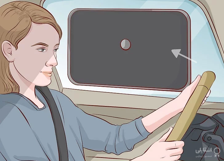 روی شیشه قسمت راننده ماشین خود فیلم محافظ UV نصب کنید