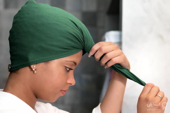 استفاده از کلاه حمام