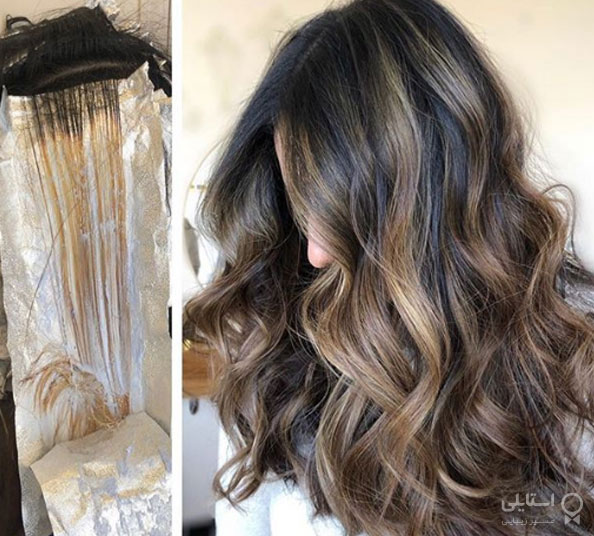 هایلایت شکلاتی و شامپاینی