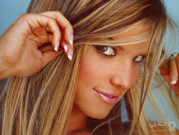 بلوند عسلی با لولایت کاراملی