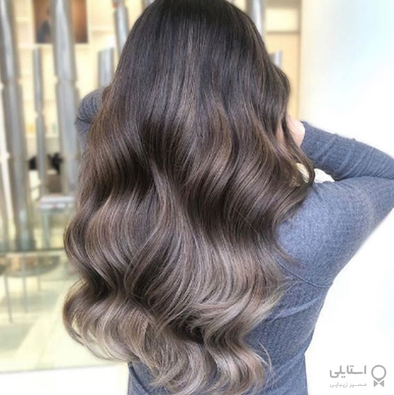 قهوه‌ای بلوند خاکستری