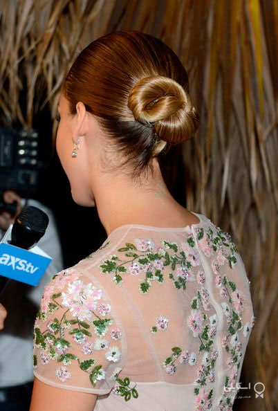 مدل شینیون مو هالیوود