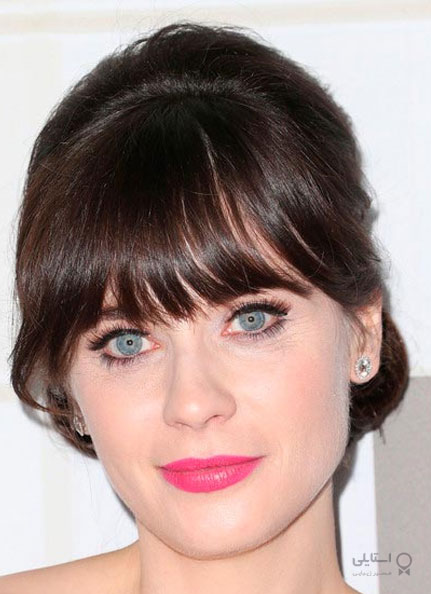 مدل شینیون مو هالیوود