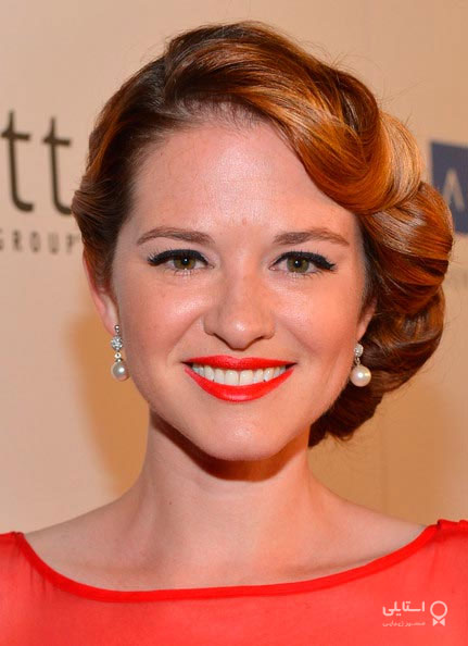 مدل شینیون مو هالیوود