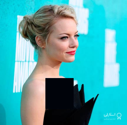 مدل شینیون مو هالیوود