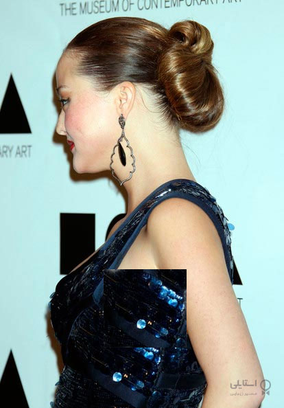 مدل شینیون مو هالیوود